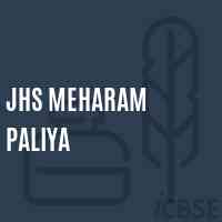 Jhs Meharam Paliya Middle School Logo