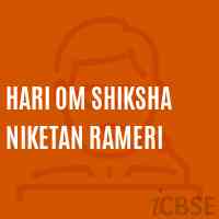 Hari Om Shiksha Niketan Rameri Middle School Logo