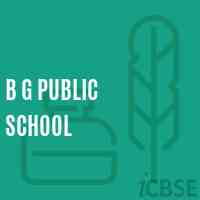 B G Public School Logo