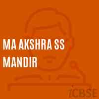 Ma Akshra Ss Mandir Middle School Logo