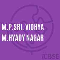 M.P.Sri. Vidhya M.Hyady Nagar Primary School Logo