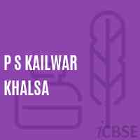P S Kailwar Khalsa Primary School Logo
