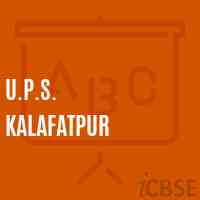 U.P.S. Kalafatpur Middle School Logo