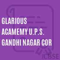 Glarious Acamemy U.P.S. Gandhi Nagar Cor Middle School Logo