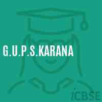 G.U.P.S.Karana Middle School Logo