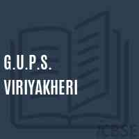 G.U.P.S. Viriyakheri Middle School Logo