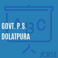 Govt. P.S. Dolatpura Primary School Logo