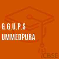 G.G.U.P.S Ummedpura Middle School Logo