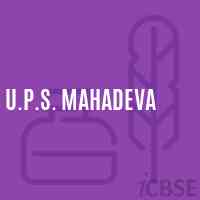 U.P.S. Mahadeva Middle School Logo
