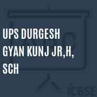 Ups Durgesh Gyan Kunj Jr,H, Sch Middle School Logo
