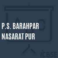 P.S. Barahpar Nasarat Pur Primary School Logo