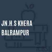 Jn.H.S Khera Balrampur Middle School Logo