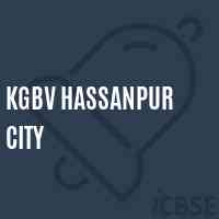 Kgbv Hassanpur City Middle School Logo