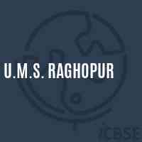 U.M.S. Raghopur Middle School Logo