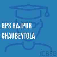 Gps Rajpur Chaubeytola Primary School Logo