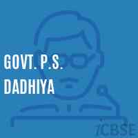 Govt. P.S. Dadhiya Primary School Logo
