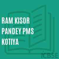 Ram Kisor Pandey Pms Kotiya Middle School Logo