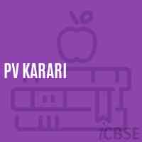 Pv Karari Primary School Logo