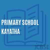 Primary School Kayatha Logo