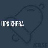 Ups Khera Middle School Logo