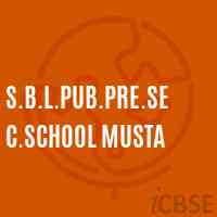 S.B.L.Pub.Pre.Sec.School Musta Logo