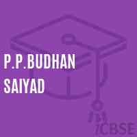 P.P.Budhan Saiyad Primary School Logo