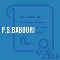 P.S.Baboori Primary School Logo