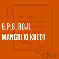 G.P.S. Roji Mangri Ki Khedi Primary School Logo