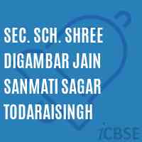 Sec. Sch. Shree Digambar Jain Sanmati Sagar Todaraisingh Secondary School Logo