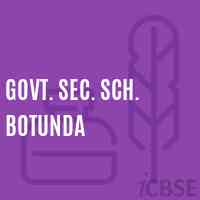Govt. Sec. Sch. Botunda Secondary School Logo