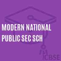 Modern National Public Sec Sch Secondary School Logo
