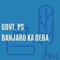 Govt. Ps Banjaro Ka Dera Primary School Logo