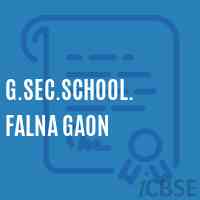 G.SEC.School. FALNA GAON Logo