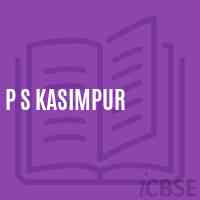 P S Kasimpur Primary School Logo