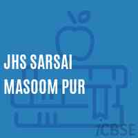 Jhs Sarsai Masoom Pur Middle School Logo