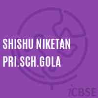Shishu Niketan Pri.Sch.Gola Primary School Logo