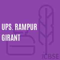 Ups. Rampur Girant Middle School Logo