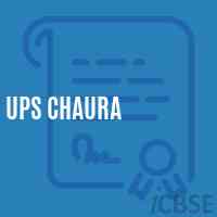Ups Chaura Middle School Logo