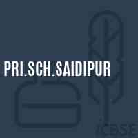 Pri.Sch.Saidipur Primary School Logo