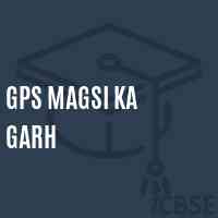 Gps Magsi Ka Garh Primary School Logo