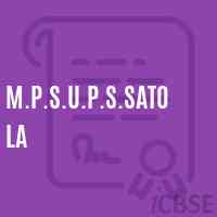 M.P.S.U.P.S.Satola Middle School Logo