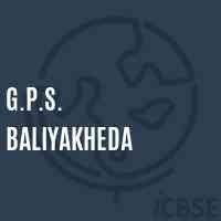 G.P.S. Baliyakheda Primary School Logo