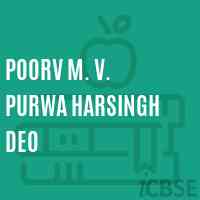 Poorv M. V. Purwa Harsingh Deo Middle School Logo