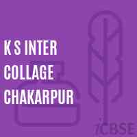 K S Inter Collage Chakarpur High School Logo