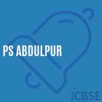 Ps Abdulpur Primary School Logo