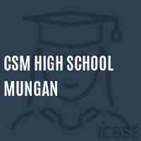 Csm High School Mungan Logo