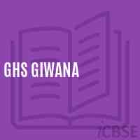 Ghs Giwana Secondary School Logo