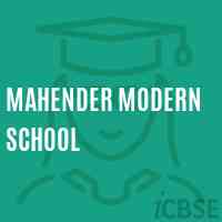 Mahender Modern School Logo