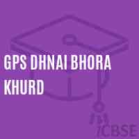 Gps Dhnai Bhora Khurd Primary School Logo