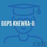 Ggps Khewra-Ii Primary School Logo